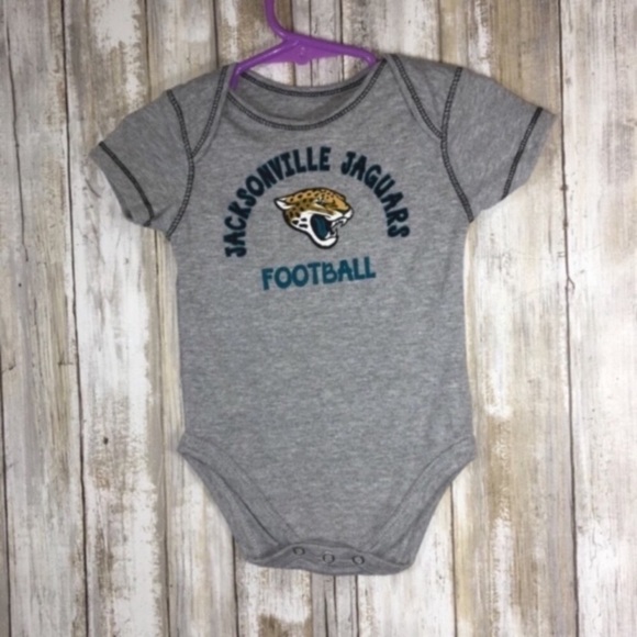 NFL Other - NFL Jacksonville Jaguars Baby Onesie 3-6M Grey Infant Football Bodysuit Unisex